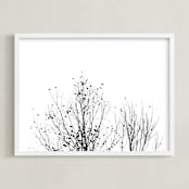"Fly Fly Away" - Art Print in Night by Karen Kaul - Framed