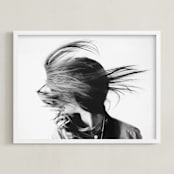 "Movement" - Art Print in Carbon by Kaitie Bryant - Framed