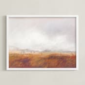 "Amber Waves" - Art Print in Amber by Lorent and Leif - Framed
