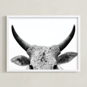 "Jane Gallagher" - Art Print in Slate by Amy Carroll - Framed