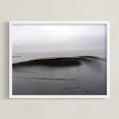 "Alda" - Art Print in Charcoal Grey by Miranda Mol - Framed