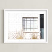 "Ballroom 2" - Art Print in White by Haley Warner - Framed