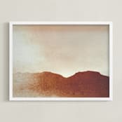 "big bend" - Art Print in Sepia Skin by Sasquatch Mansfield - Framed