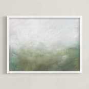 "Morning Mist" - Art Print in Moss by Lorent and Leif - Framed