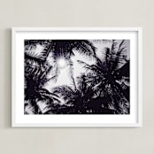 "Flare and Shade" - Art Print in Black & White by Alaric Yanos - Framed