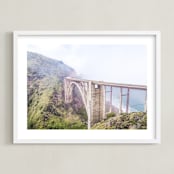 "Misty Bixby II" - Art Print in Moss by LindseyErin - Framed