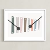 "Xylo" - Art Print in Brahms by Maja Cunningham - Framed