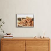 "Custom Pet Portrait - Landscape" - Custom Print in White by Minted - In a Room