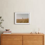 "Sankaty Lighthouse" - Art Print in Wheat by Chelsea Victoria - In a Room