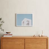 "Out of the box" - Art Print in Bluebell by Christian Fernandez - In a Room