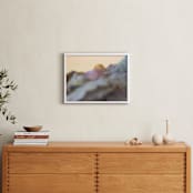 "Sunrise Pastels" - Art Print in Cream by Jenna Holcomb - In a Room