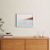 "Frozen Prism" - Art Print in Fuschia by Baumbirdy - In a Room