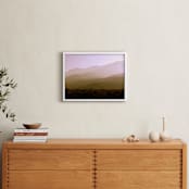 "Indian Canyon" - Art Print in Lavender Golden Hour by Lisa Sundin - In a Room