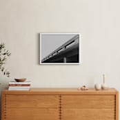 "Bridge Lines" - Art Print in Concrete by Brianne Larsen - In a Room