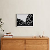 "Linjer 1" - Art Print in Copenhagen Gray by Kate Baird - In a Room