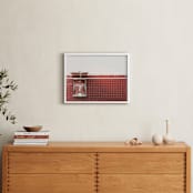 "matinee" - Art Print in Retro Red by Maja Cunningham - In a Room