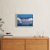 "Blue Hour Bokeh II" - Art Print in Blue Hour by Lee Dunnie - In a Room