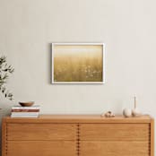 "Golden Meadow" - Art Print in yellow by Julia Preminger - In a Room