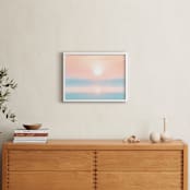 "Sol" - Art Print in Sunset by Tania Medeiros - In a Room