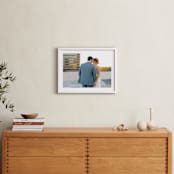 "The Big Picture: Valentine's Framed Photo" - Framed Photo in White by Minted - In a Room