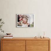 "The Big Picture: Father's Day Framed Photo" - Framed Photo in White by Minted - In a Room