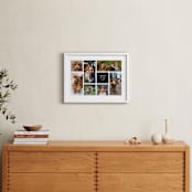 "Seven Photo: Landscape Framed Photo" - Framed Photo in Ebony by Chris Griffith - In a Room