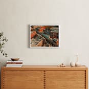 "Chicago" - Art Print in rust orange by Jacob Loafman - In a Room