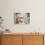 "Radio City Dream" - Art Print in Color by 1885 Atelier - In a Room