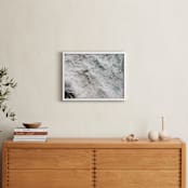 "Foaming Sea Water III" - Art Print in Ocean Storm by Becky Nimoy - In a Room