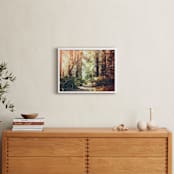 "Redwoods Path" - Art Print in Redwood Path by Elena Kulikova - In a Room