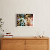 "Redwoods Surround Me" - Art Print in Forest Green by Elena Kulikova - In a Room