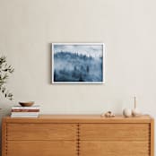 "misty forest" - Art Print in indigo by lulu and isabelle - In a Room
