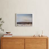 "Llano Winds" - Art Print in Sky Blue by Megan Kelley - In a Room