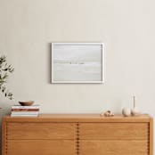 "A Day in Summer" - Art Print in White Sand by Rega - In a Room