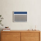 "Do not stop the clock" - Art Print in Beige by Massimiliano Massimo Borelli - In a Room