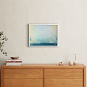 "Sail" - Art Print in Teal Blue by Julia Contacessi - In a Room