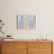 "Hustle Bustle" - Art Print in Neutral Natural by Jennifer Morehead - In a Room