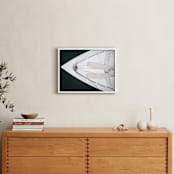 "Afloat" - Art Print in Dark Marine Teal by Haley George - In a Room