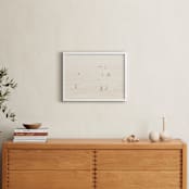"Fullness - II" - Art Print in Sand Cream by Alexandra Feo - In a Room
