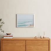 "Beach Summer Blues" - Art Print in Color by Helen Makadia - In a Room