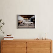 "Time stood still" - Art Print in Stucco White by Maja Cunningham - In a Room