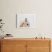"Le Creme Cheval" - Art Print in Peaches + Cream by Amy Carroll - In a Room
