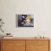 "Kitchen Still Life" - Art Print in Charcoal by Caitlin Winner - In a Room