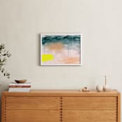 "Surf" - Art Print in Sand by Lauren Packard - In a Room