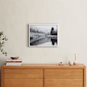 "Winter's Breath" - Art Print in White by Eva Marion - In a Room