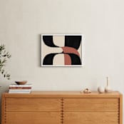"Shifts" - Art Print in Carotenoid by Bethania Lima - In a Room