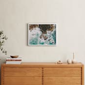 "Path To Happiness" - Art Print in Lagoon by Christian Florin - In a Room