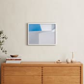 "Greek Geometry 2" - Art Print in Santorini by Jacquelyn Sloane Siklos - In a Room