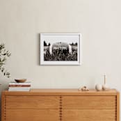 "The Grit of the Game" - Art Print in Leather by Janet Cruz - In a Room