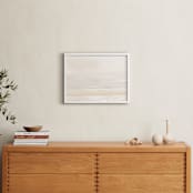"Stormy Isle" - Art Print in sand by Kamala Nahas - In a Room